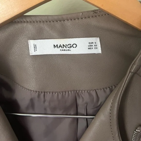 Mango Faux Leather Jacket (S) - Picture 8 of 9